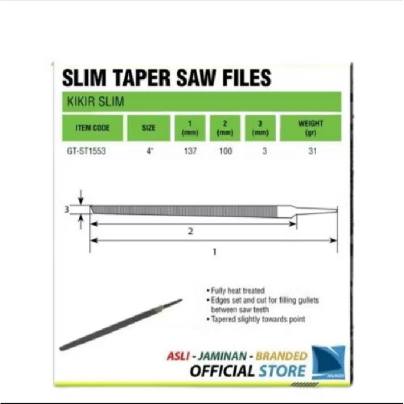 kikir gergaji tekiro