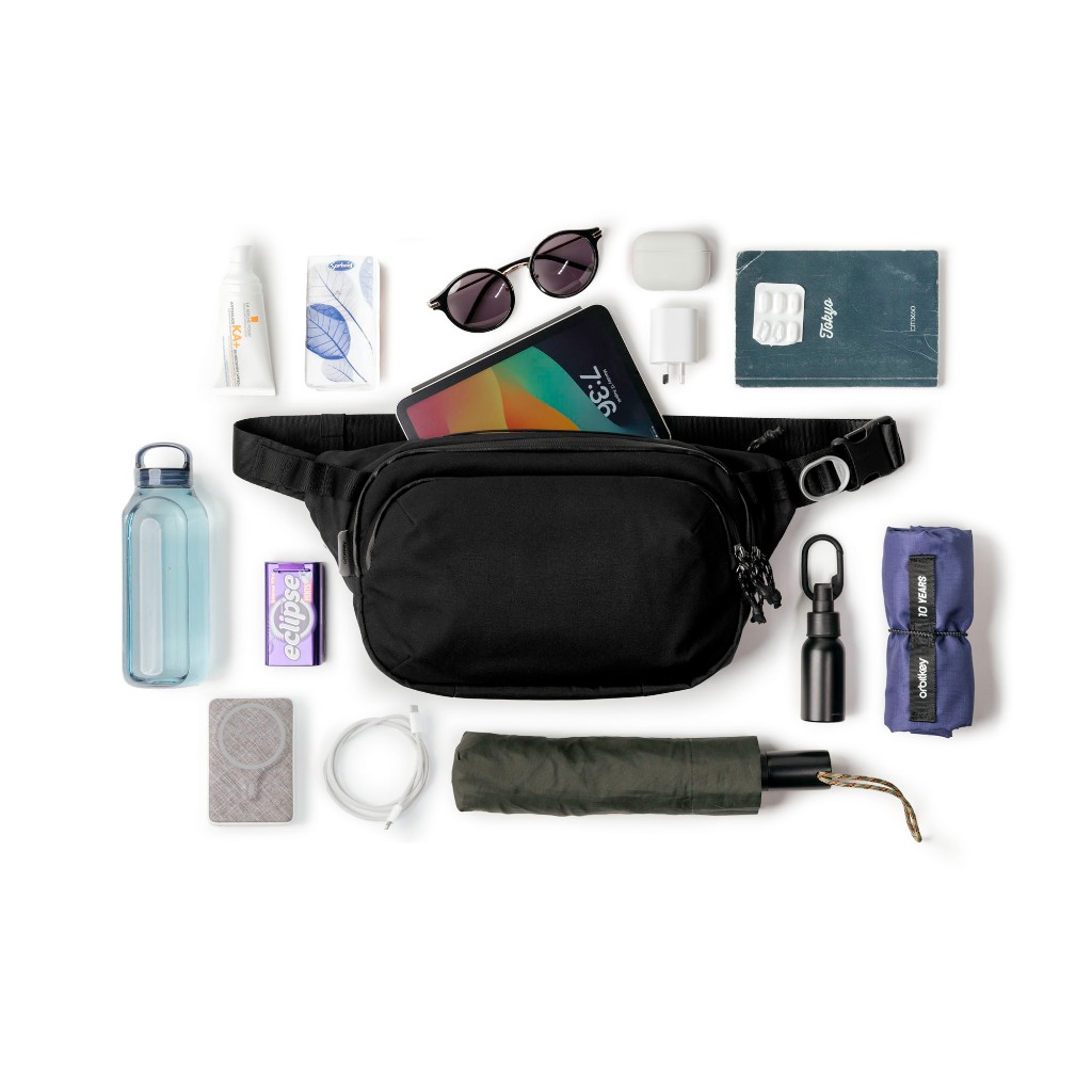 Urban Sling Bag Plus Tas Selempang ORBITKEY Size Large (6L) Black