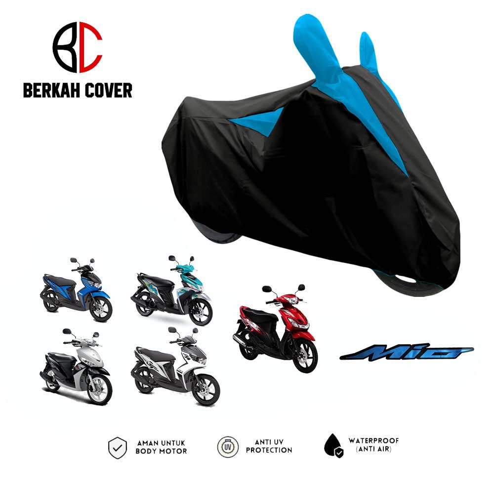 Sarung Motor Mio, Mio Soul, Mio GT, Mio M3, Mio J, Mio S Waterproof Anti Air & Panas Cover Motor