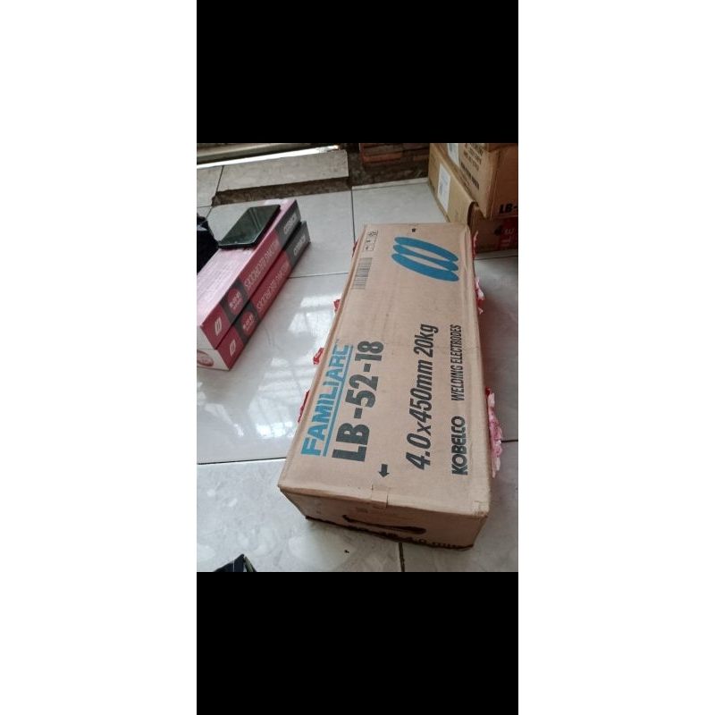 KAWAT LAS KOBELCO LB-52-18 AWS E7018 Size. 4.0MM
