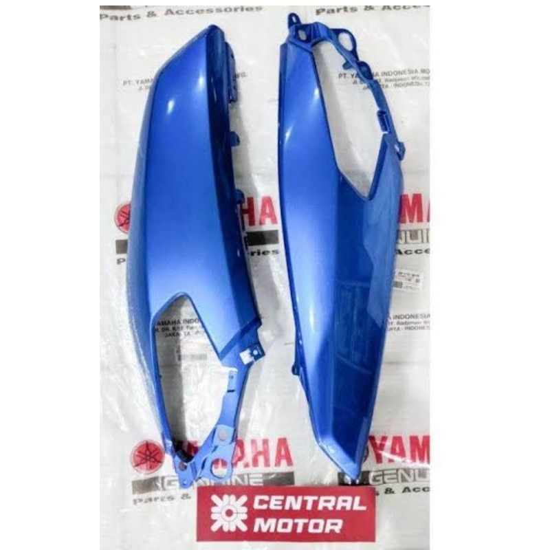 cover body belakang kiri kanan nmax old biru ori yamaha