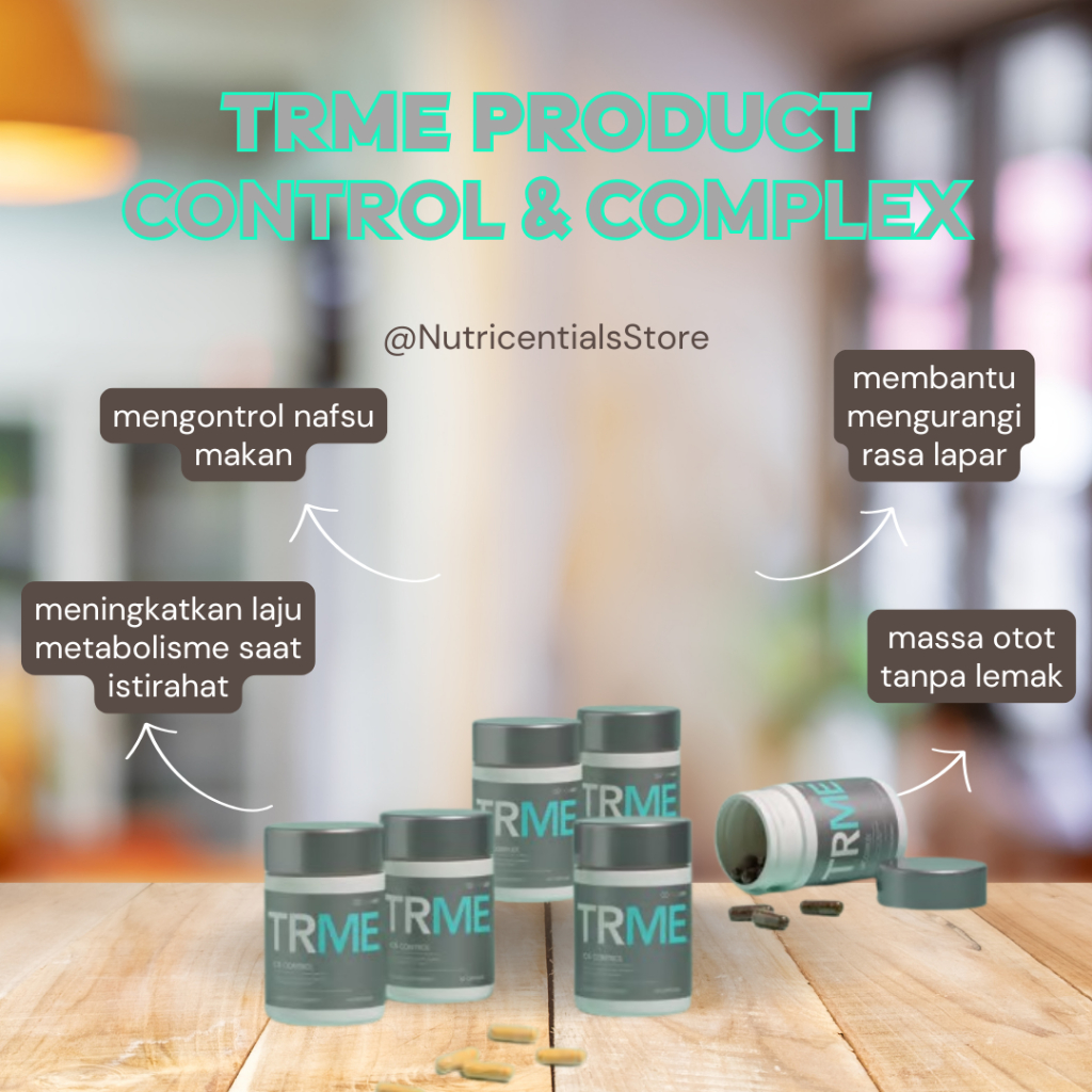 Nutricentialsss TRMe CS Control & MC Complex Packaging & Name TR-90