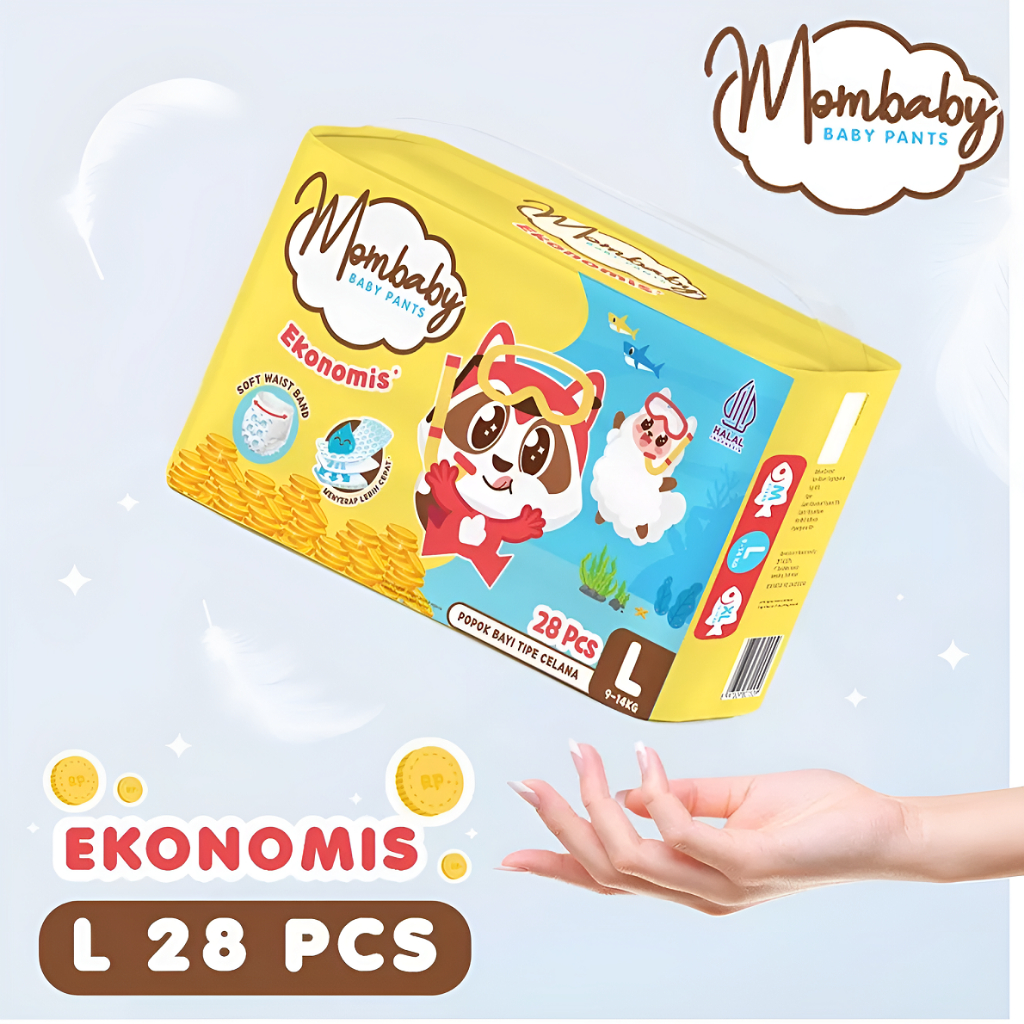 Mombaby Pampers Ekonomis L 28 Pcs