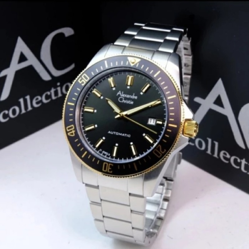 ALEXANDRE CHRISTIE 6676 AUTOMATIC JAM TANGAN PRIA