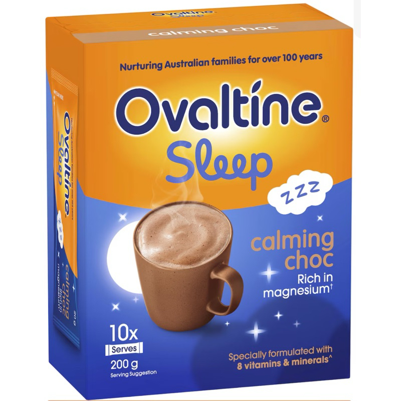 

Ovaltine Sleep Calming Chocolate Drink Sachets 10 pack