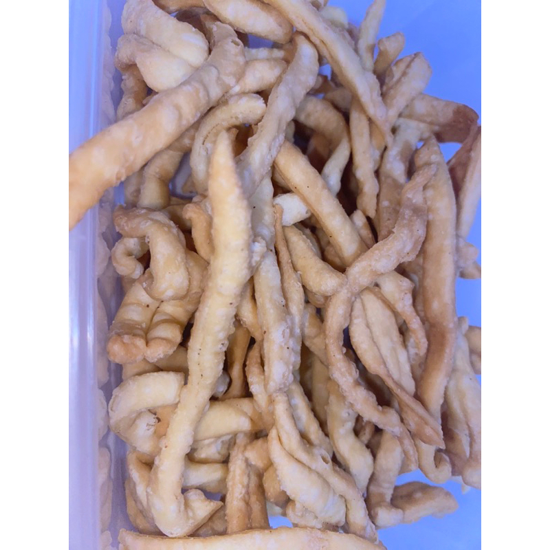 

Cemilan stick bawang kemasan 250gr/renyah/kriuk/krispi