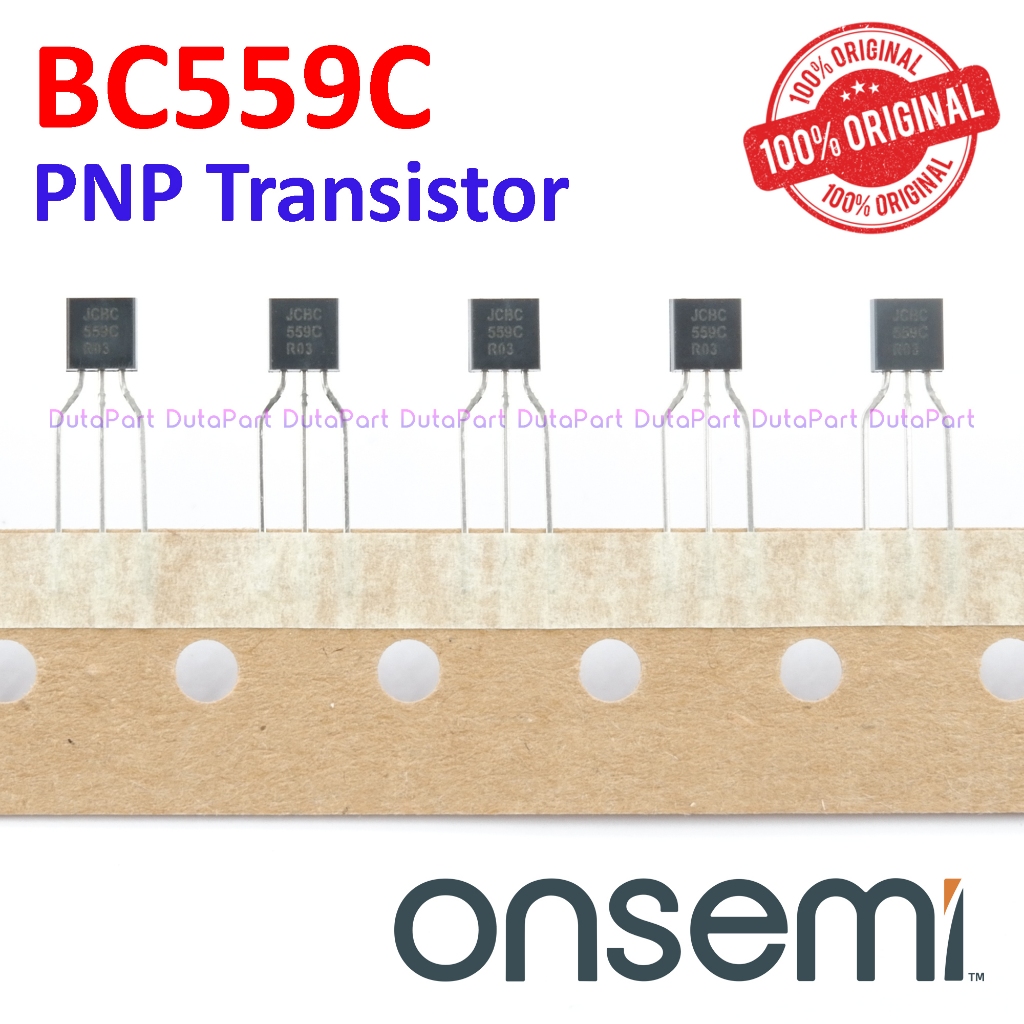 BC559C BC559CTA BC559 ORIGINAL ONSEMI PNP TRANSISTOR BC 559 C TO-92