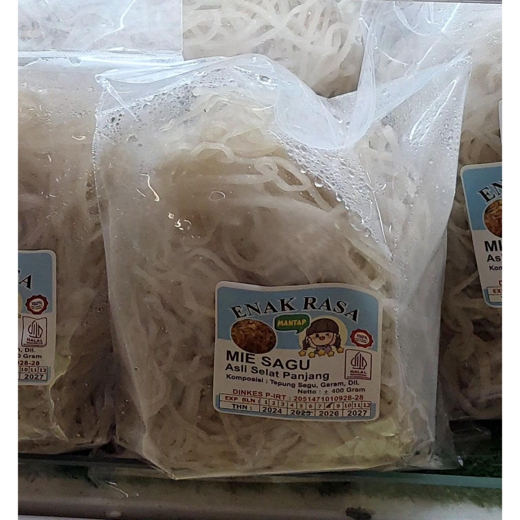 

[oddsolshop] pekanbaru/Enak Rasa Mie Sagu Asli Selat Panjang Halal 400GR Mi Sagu (INSTANT ONLY)
