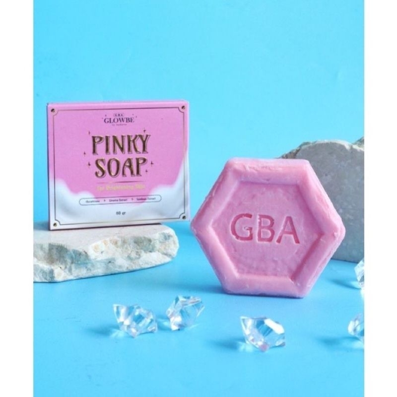 PINKY SOAP FOR BRIGHTENING SKIN BY GLOWBE BEAUTY