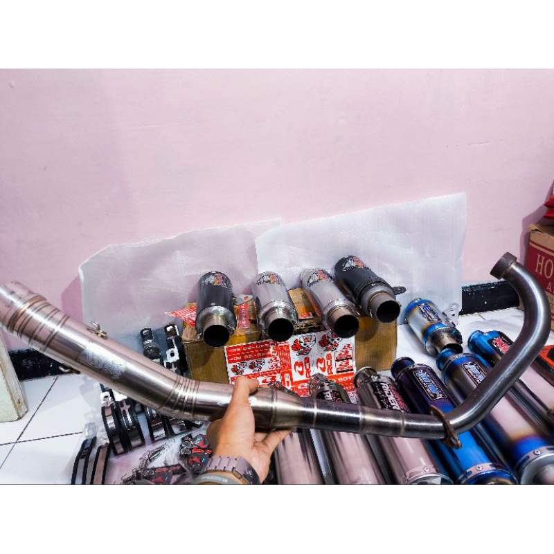 pipa knalpot header wrx K150 satria fu karbu