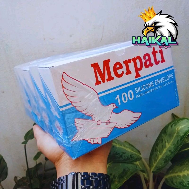 

1 Box Amplop Merpati Putih Isi 100pcs No. 104 Ukuran Panjang 16cm Lebar 9cm Ukuran Sedang 100lembar Paket Hemat Untuk Usaha
