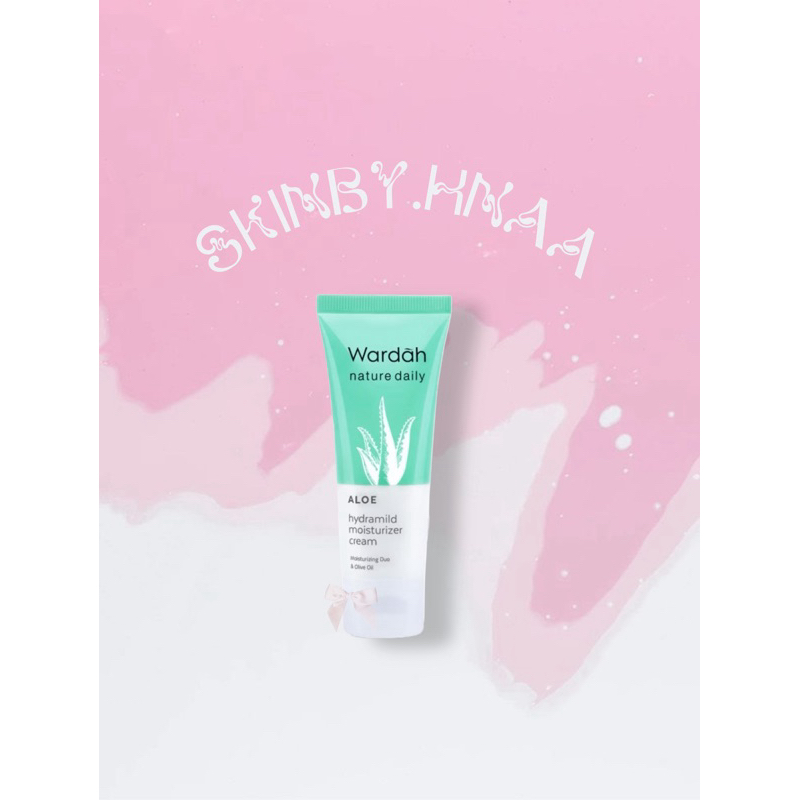 Wardah Aloevera Moisturizer | aloevera melembabkan | mancerahkan | memghidrasi kulit kemerahan