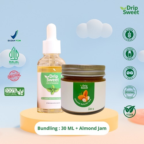 

Dripsweet 30ML + ALMOND JAM 200gr