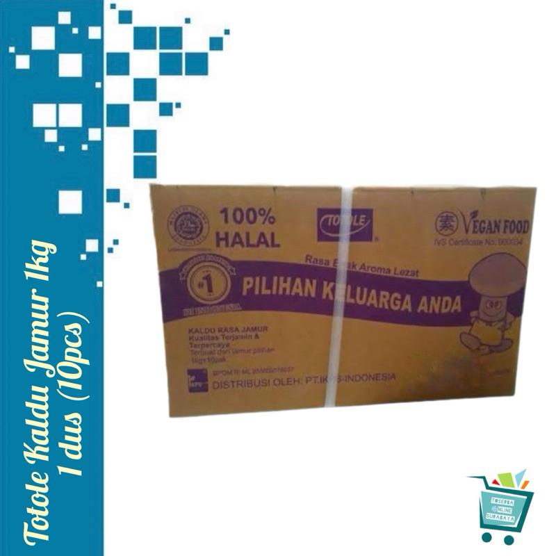 

Totole Kaldu Jamur 1kg / 1 karton / 10pcs
