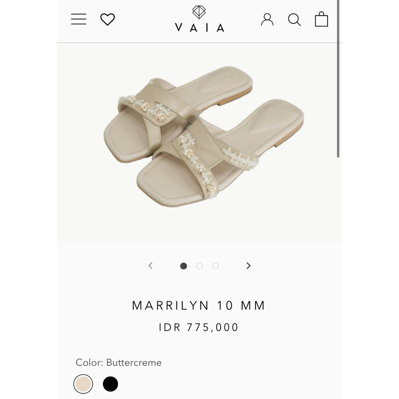 never been used … sandal Vaia