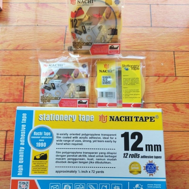 

Solasi Nachi Tape 1/2 inchi 12mm x 72 yard