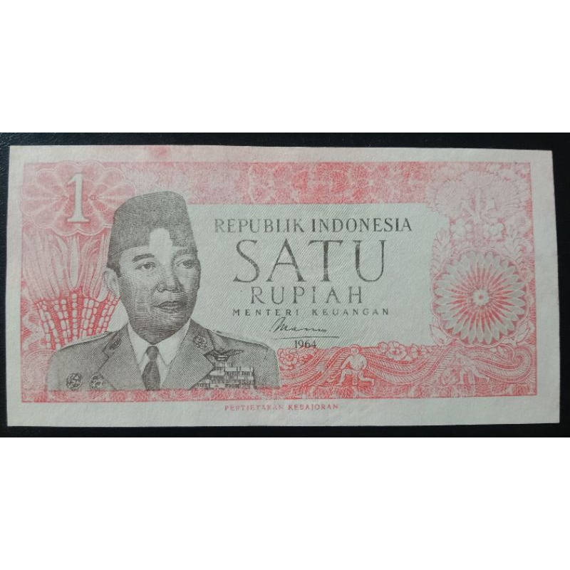 UANGKUNO 1 RUPIAH SUKARNO THN 1964 1964