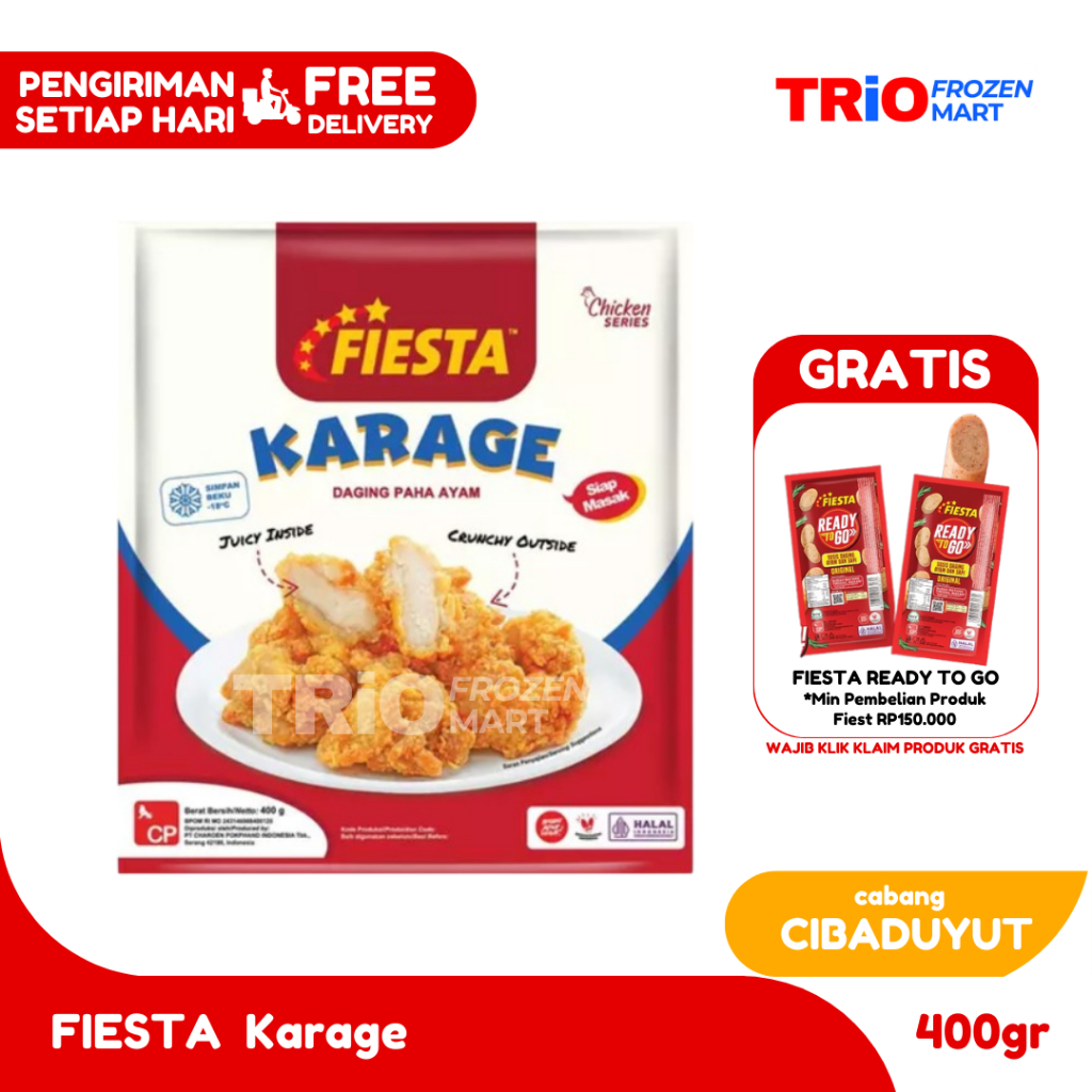 

FIESTA CHICKEN KARAGE 400GR