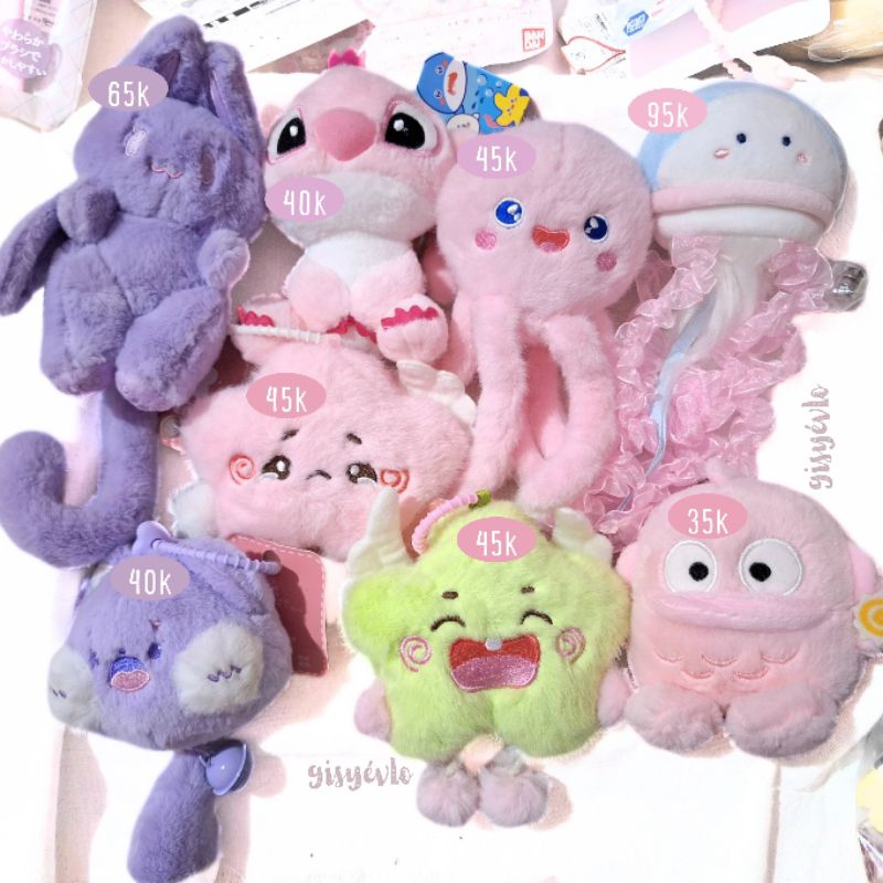 Plush Keychain | star | Jellyfish | stitch | cat