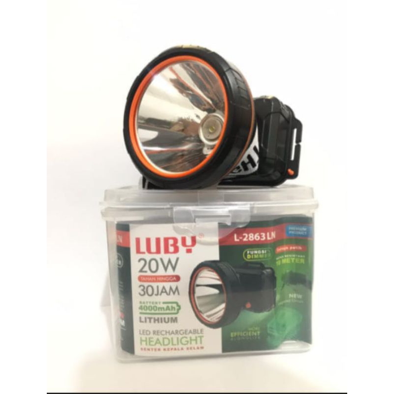 SENTER KEPALA/HEADLIGHT LUBY 20 Watt