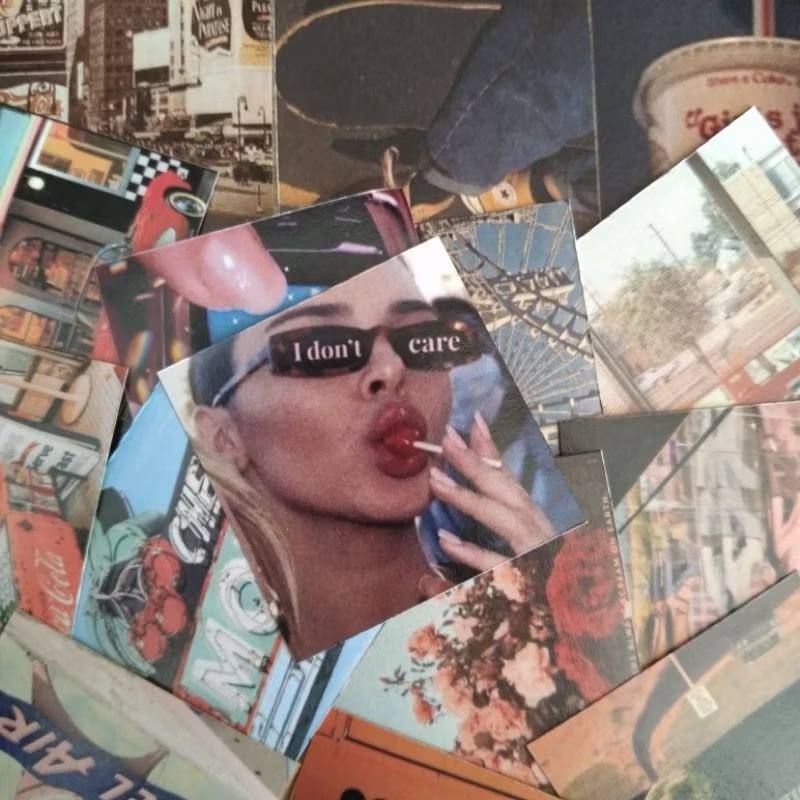 

15pcs Stiker Aesthetic - Stiker Girl Retro - Stiker journaling - Stiker Jurnaling - Stiker Scrapbook