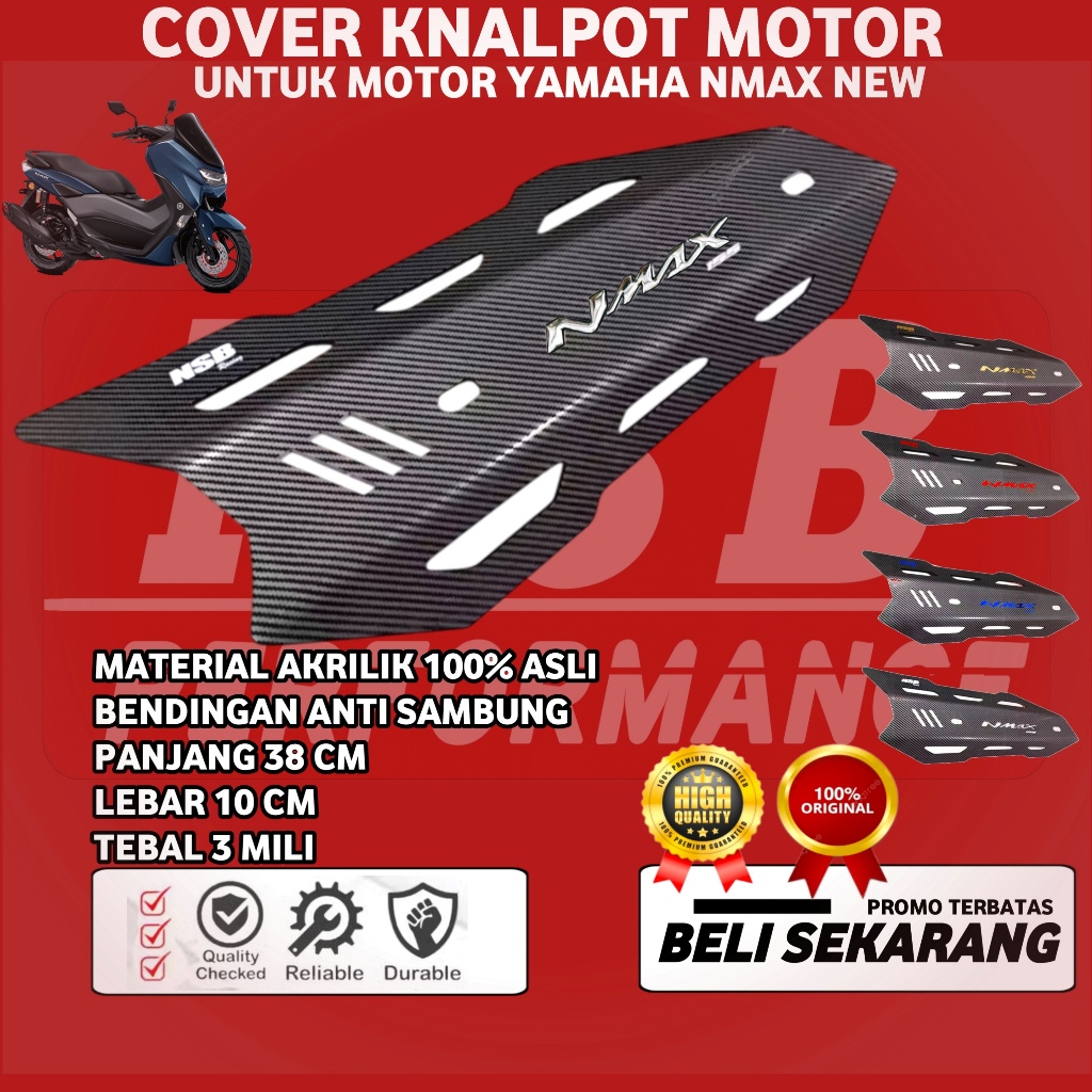 COVER TUTUP TAMENG KNALPOT YAMAHA NMAX CARBON NMAX NEW TAMENG KNALPOT NMAX OLD VARIASI CARBON