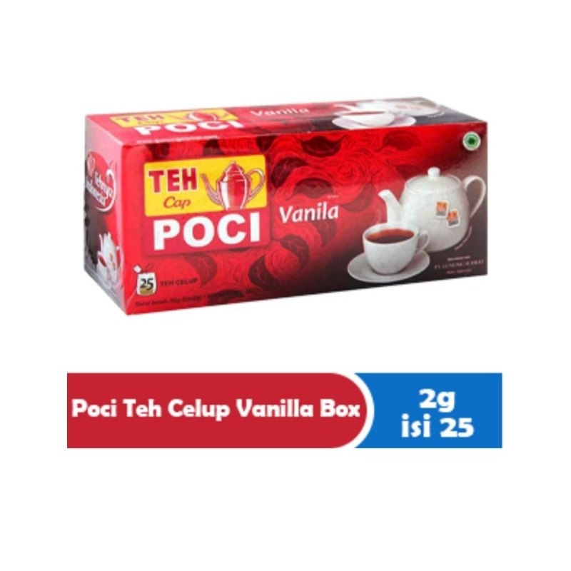 

POCI TEH CELUP BOX VANILA 25'S 2g