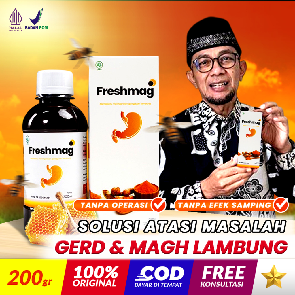 

Freshmag- Madu Hutan atasi Masalah Gerd Asam Lambung dan Magh