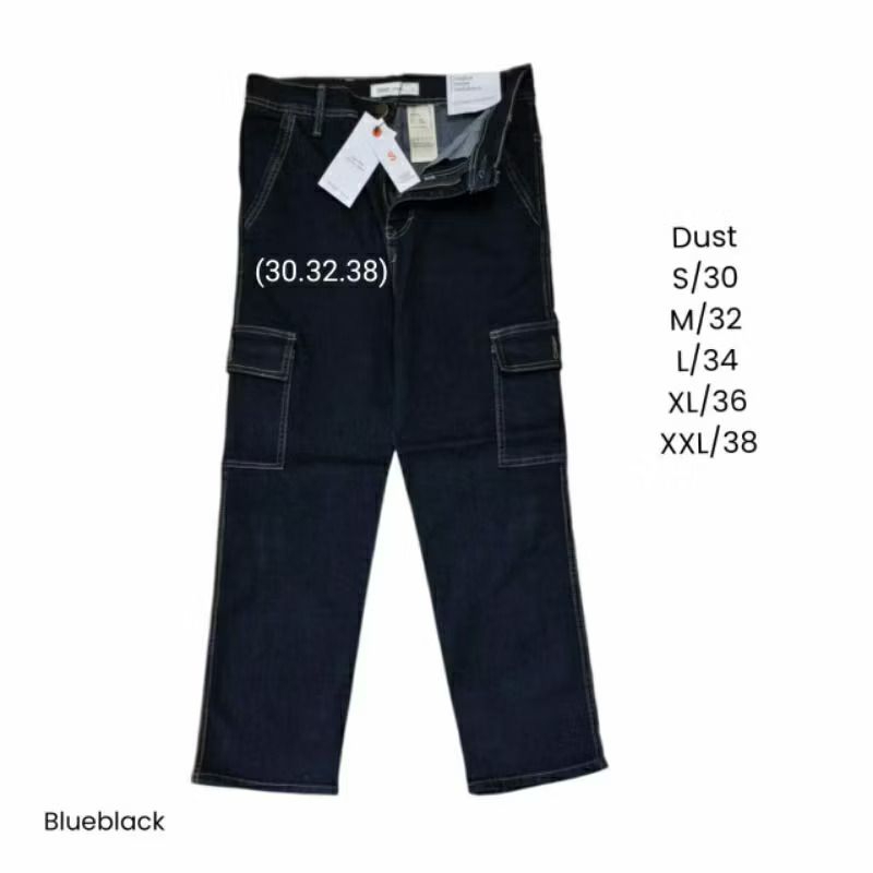 DUST Jeans Cargo Celana Panjang Wanita Women Original Branded