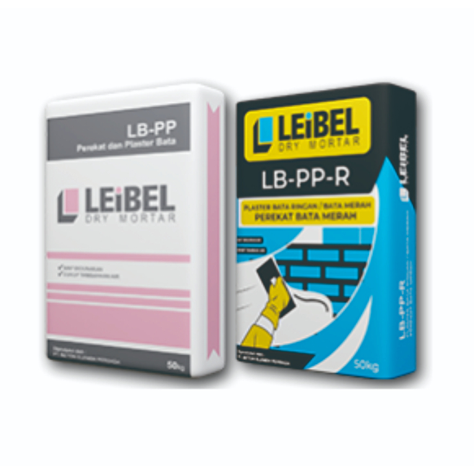 Leibel Semen Mortar Perekat Plester Bata Ringan 50 kg Hebel LB-PP-R