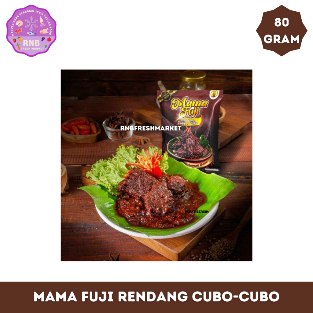 

Mama Fuji Rendang Cubo-Cubo Netto 80 Gram