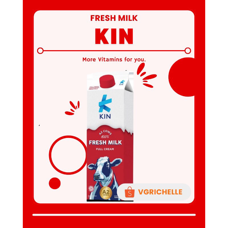 

Fresh Milk Kin 1000ml / Susu Pasteurisasi