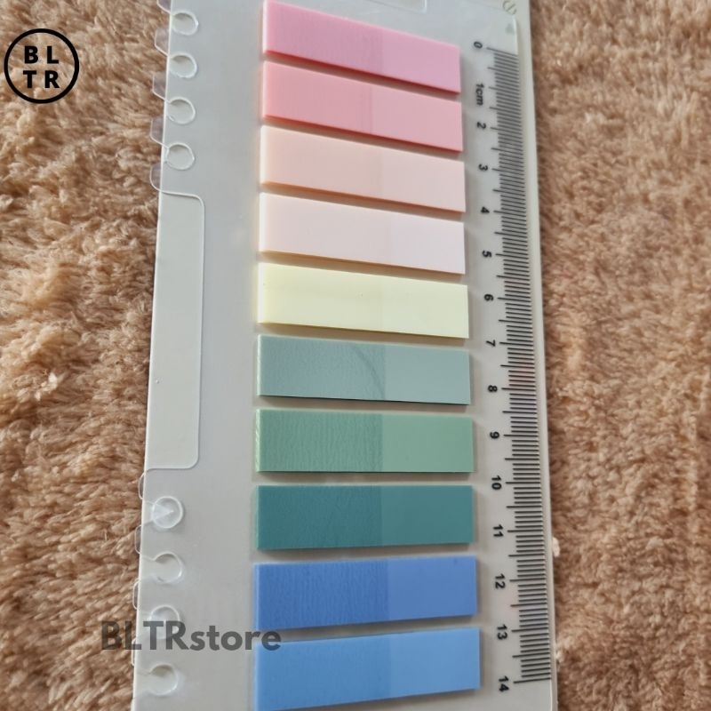 

//PCS/POS IT 10 WARNA (PET001)/WARNA PASTEL/PENANDA/PEMBATAS BUKU/BOOKMARKS/STICKY NOTE/NEW ORIGINAL