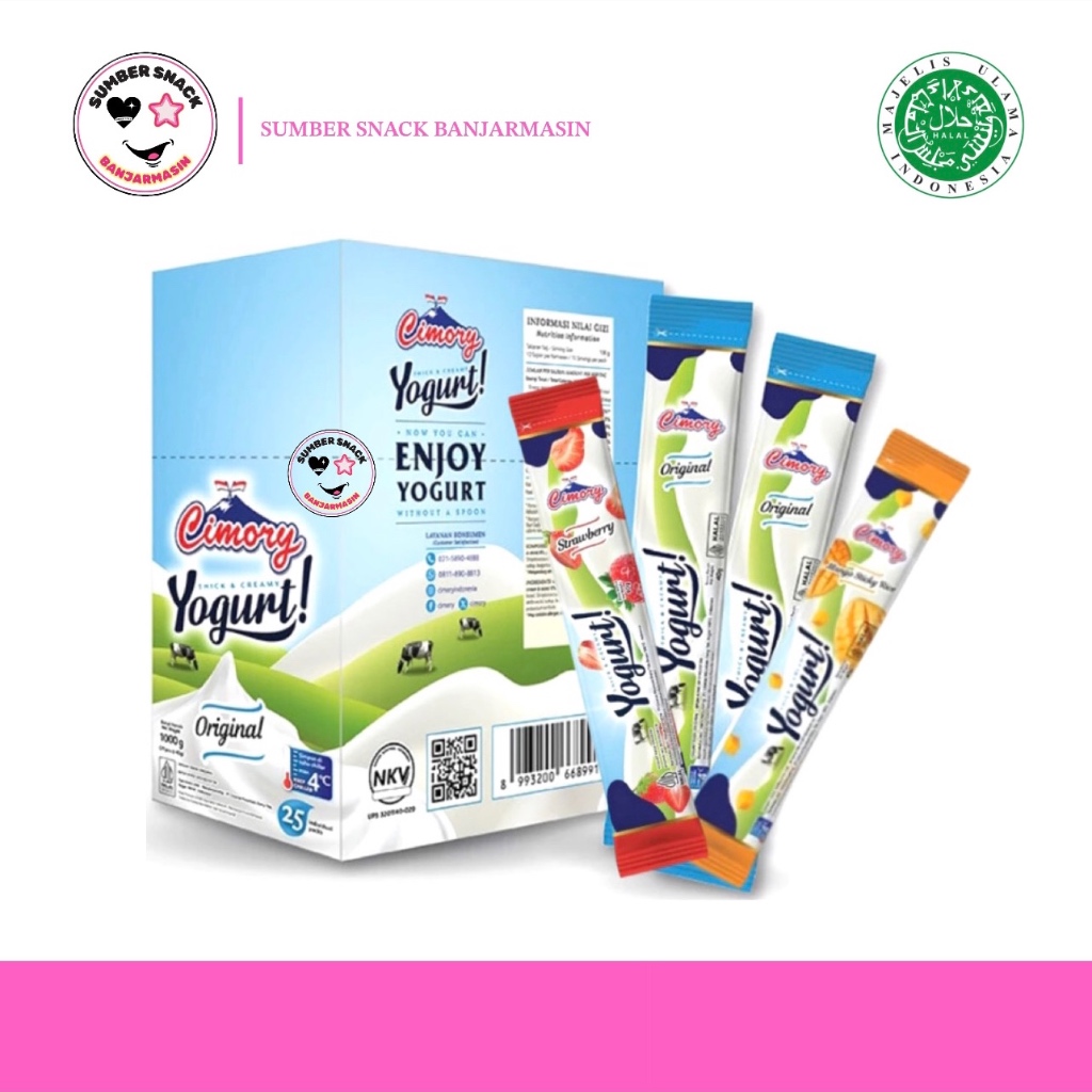 

Cimory Yogurt Thick Creamy Box (Isi 25 Pcs/Box) (25x30g) (2 Varian Rasa)