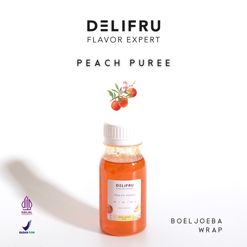 

Delifru Peach Puree Repack [30, 50, 100] g
