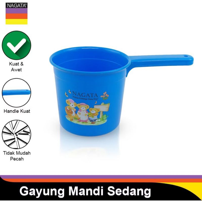 GAYUNG AIR MANDI NAGATA 703 WARNA / GAYUNG PLASTIK / GAYUNG MANDI