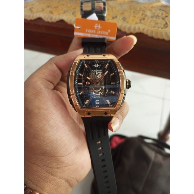jam tangan pria evan automatic new