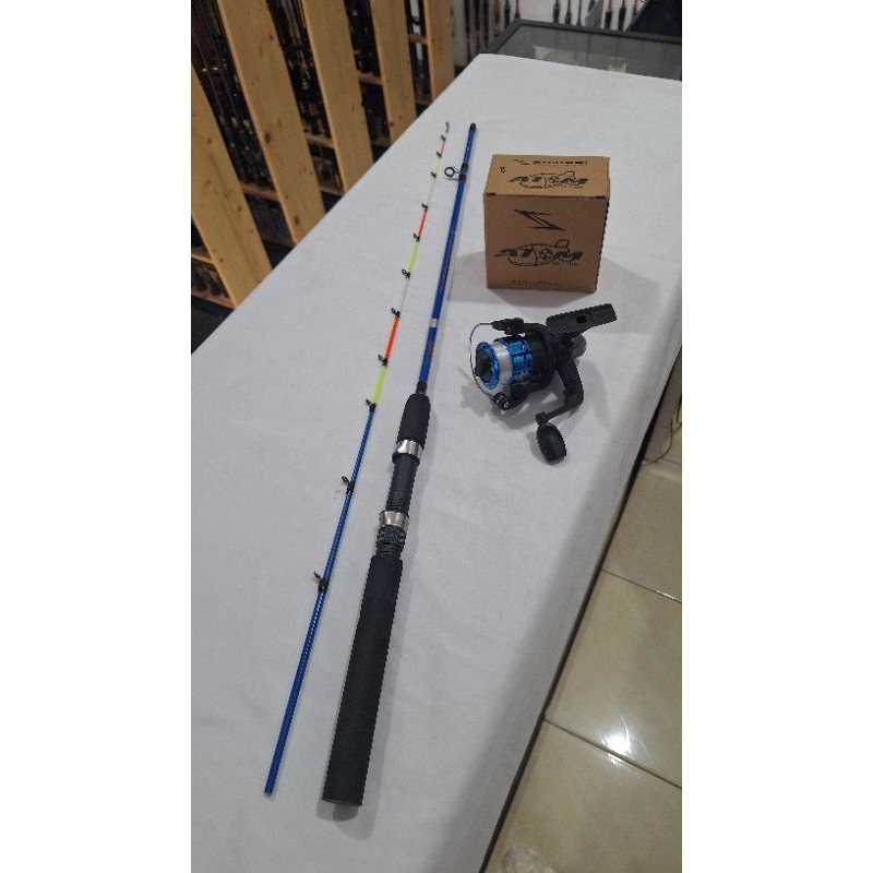 satu set pancing udang galah