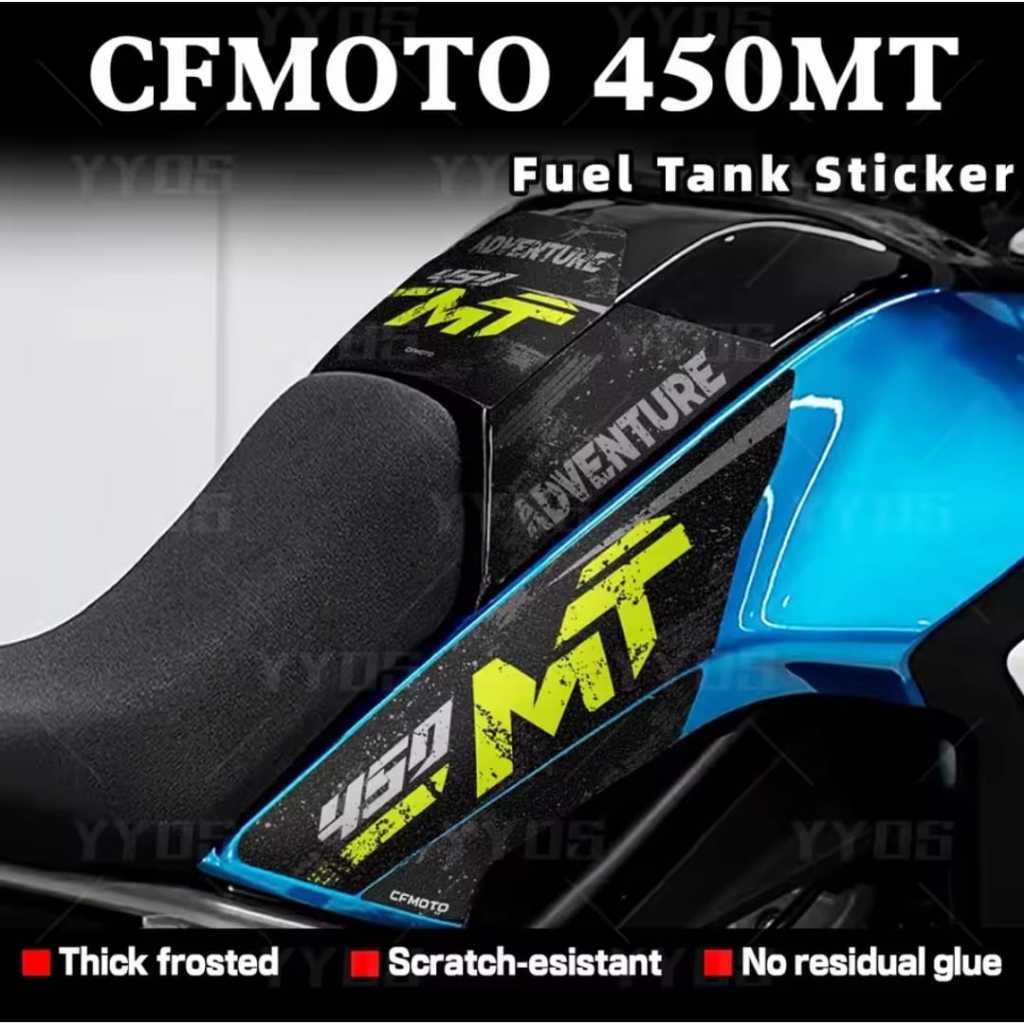 Stiker Tanki Motor CF Moto 450Mt , Decal Sticker Tank Pad CFmoto 450 Mt protector tank Sticker