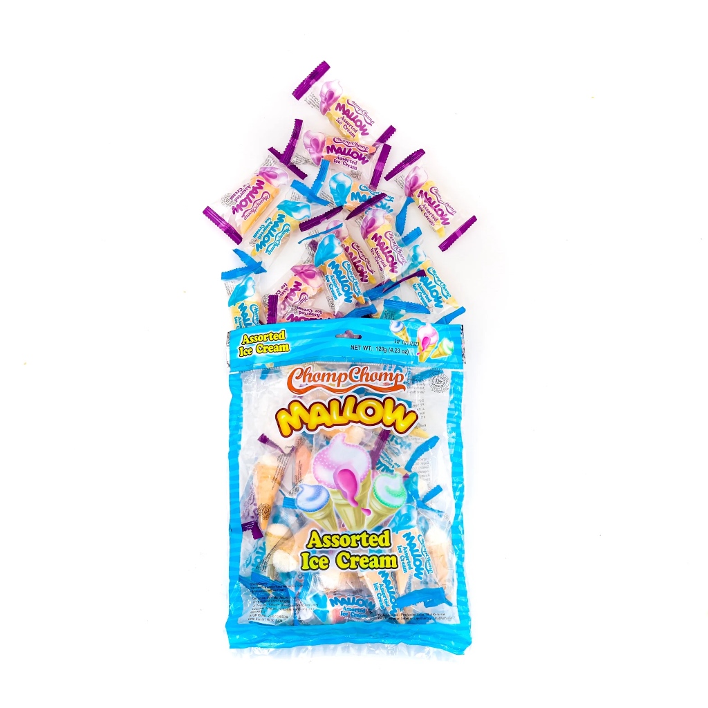 

CHOMP CHOMP MALLOW Assorted Ice Cream Marhsmallow Es Krim (isi 24 pcs)