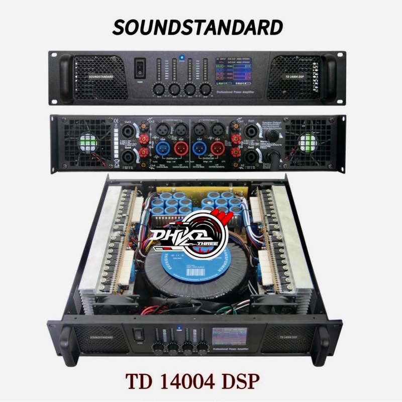 POWER SOUNDSTANDARD 4 CHANNEL TD 14004 DSP BARU / POWER SOUNDSTANDARD 14004 DSP BARU 4 Channel