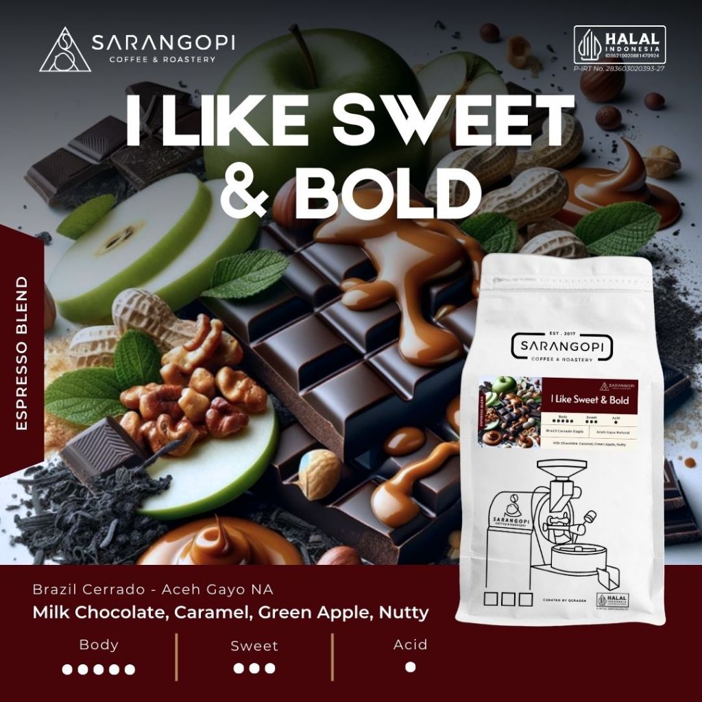 

I Like Sweet & Bold Special Blend Sarangopi Roastery - Espresso Blend Coffee