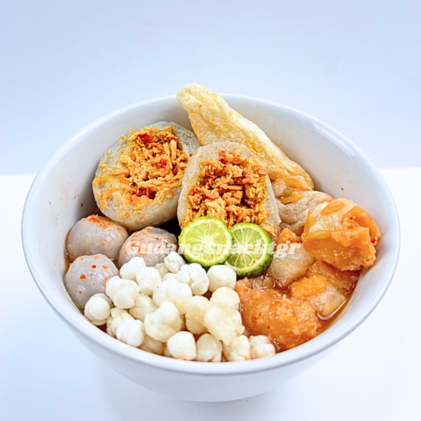 1 Bungkus Baso Aci Ayam Suwir Pedas Hotpot Instan Kuah Kaldu