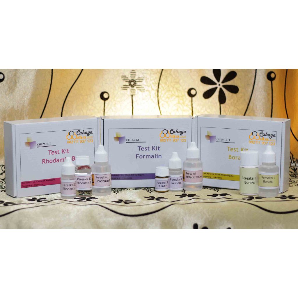 Alat Test Kit Uji Formalin Chemkit | Tes Makanan Akurat ( Pabrik Produksi )