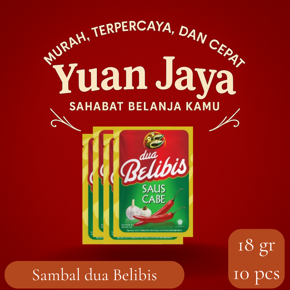

Dua Belibis Saus Cabe 18 gr 10 pcs