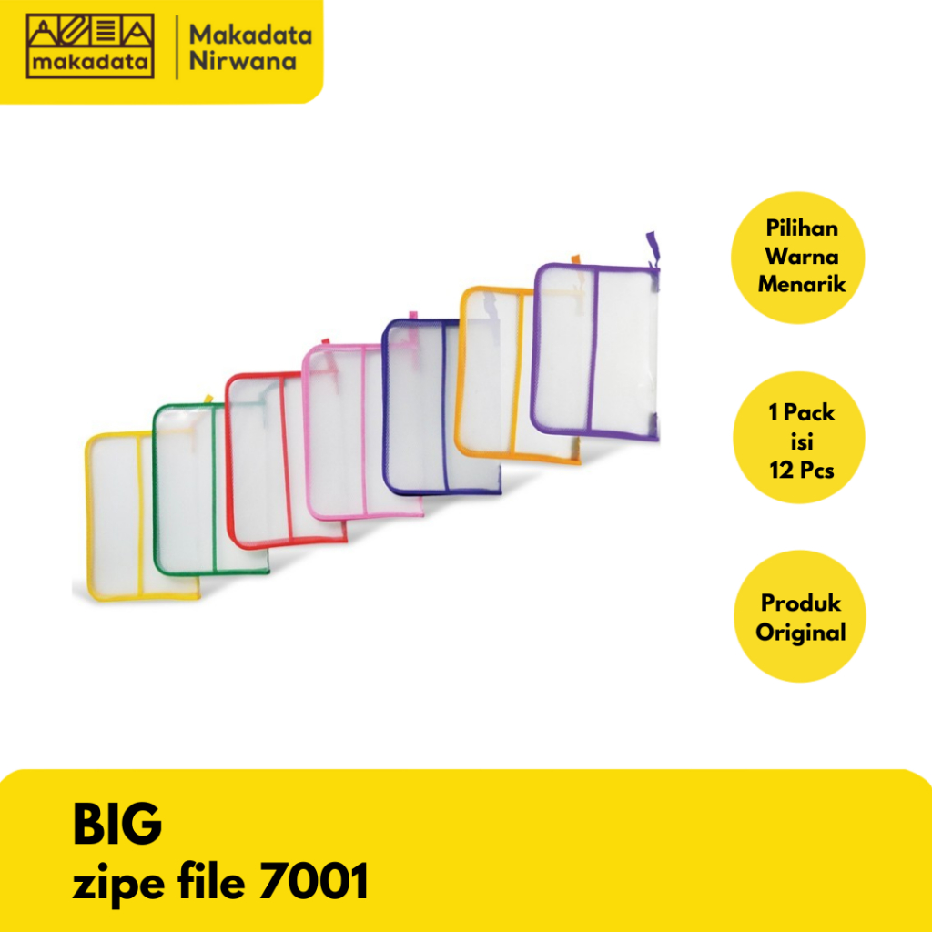 

BIG ZIPPER BAG/ZIPE FILE 7001 (1 PCS)