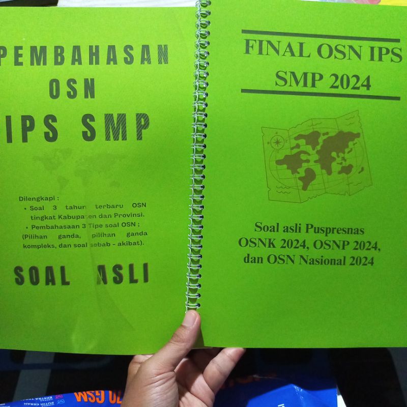 Buku OSN KSN IPS SMP, FINAL OSN IPS SMP 2024, OSNK IPS SMP
