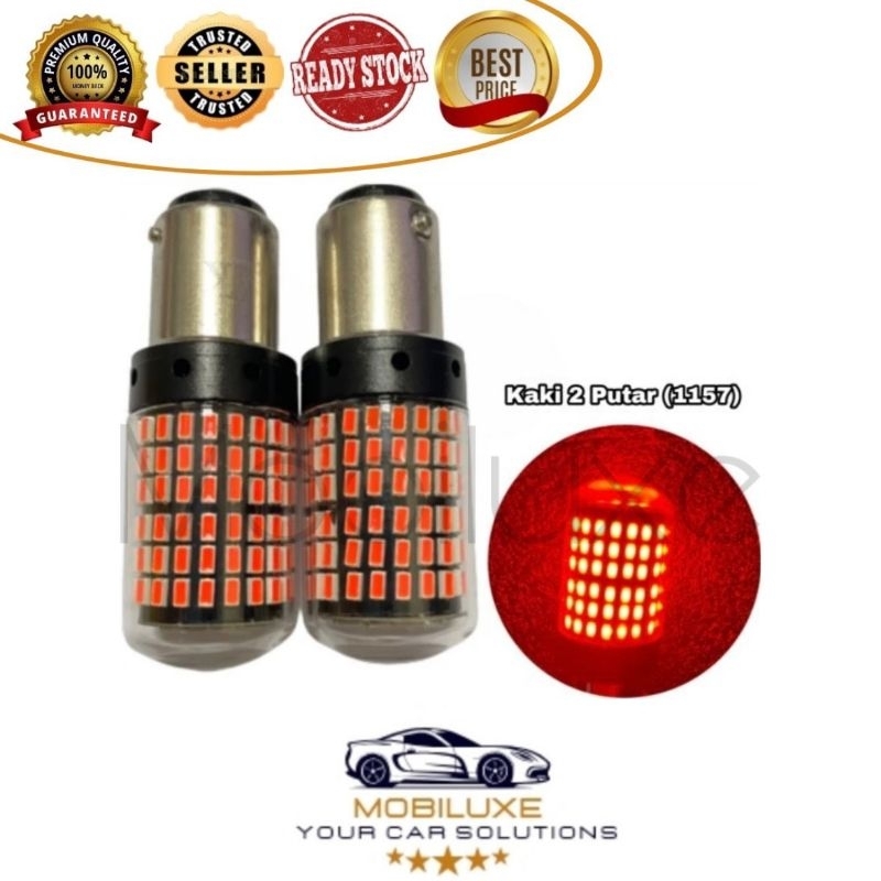 Lampu LED Rem 1157 Flash/Lampu LED Rem Kaki 2 Putar Kedip/Lampu LED Super Terang