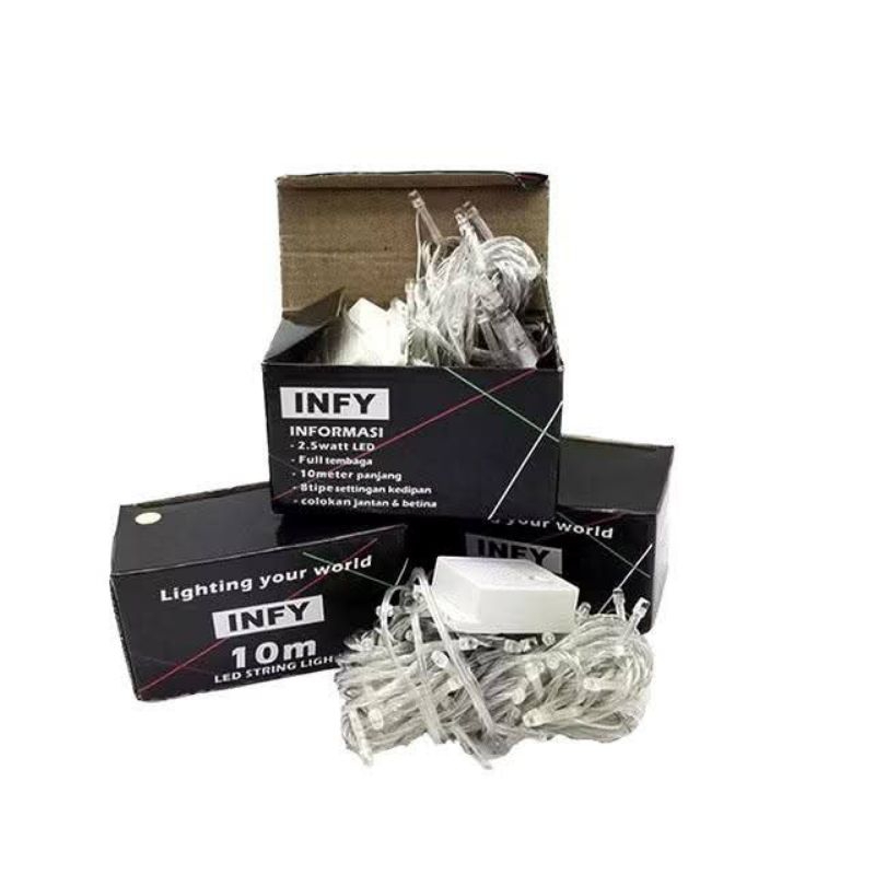 LAMPU TUMBLER LAMPU KELAP KELIP TUMBLR LIGHT LED 10 METER RAINBOW