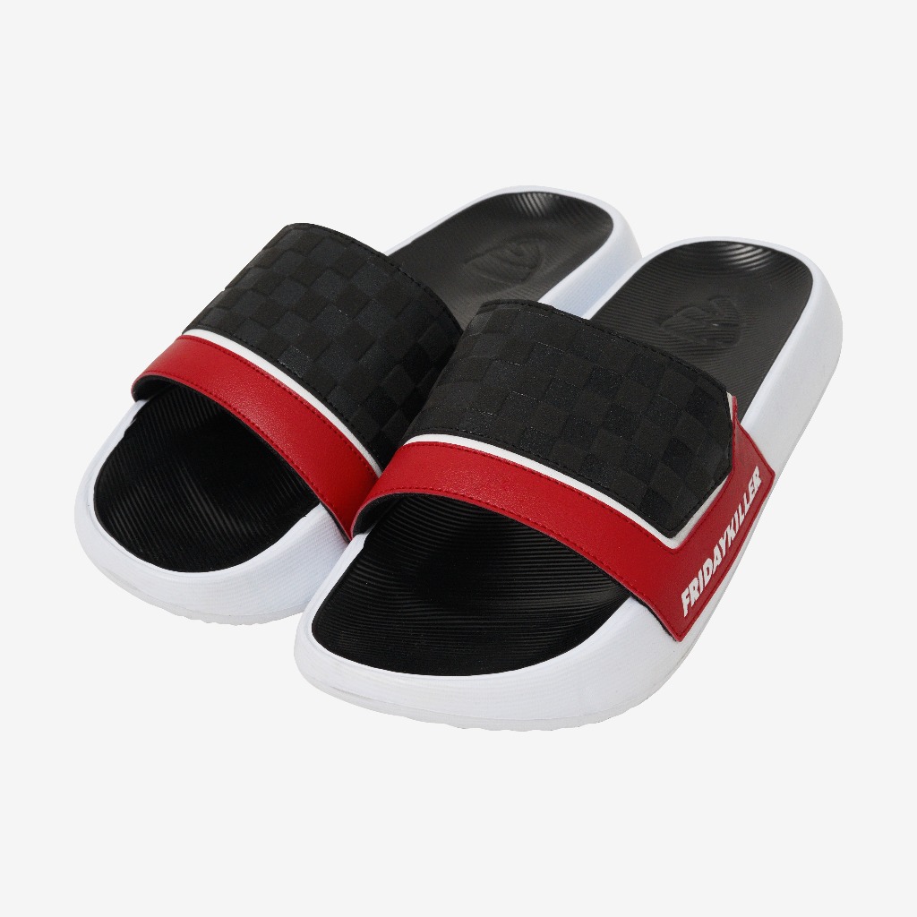 SANDAL SLIDE / SELOP FRIDAY KILLER | MC HIZE RED WHITE